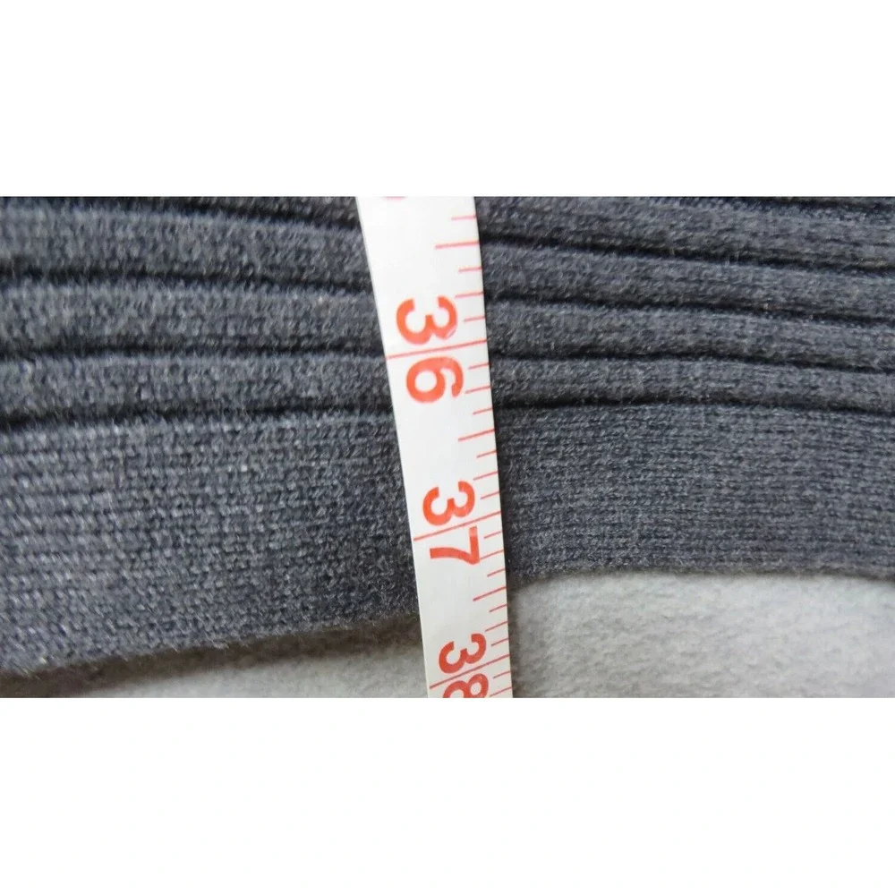 Gap‎ Womens Sweater M Gray Merino Wool Open Cardigan Office Career Cozy
